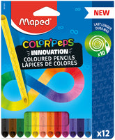 LAPIZ MAPED COLORPEPS INFINITY 12 COLORES SURTIDOS | 1 UNIDADES | (MAPED)